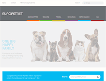 Tablet Screenshot of europetnet.org